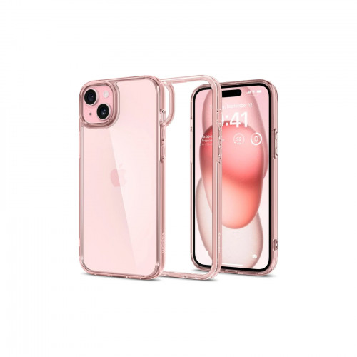 Чохол Spigen для iPhone 15, Ultra Hybrid, Rose Crystal